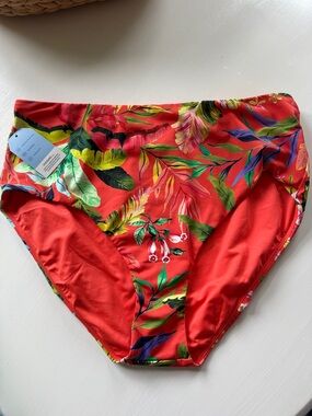Lands' End Bright Coral Swim Bottom
